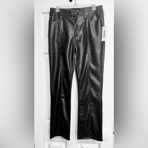 NWT* Hudsonjeans Black Pleather Pants